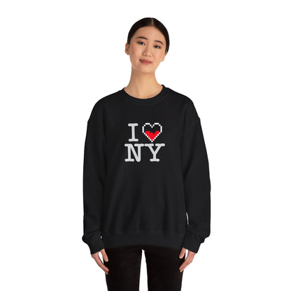 i love ny-half health- Unisex Heavy Blend™ Crewneck Sweatshirt