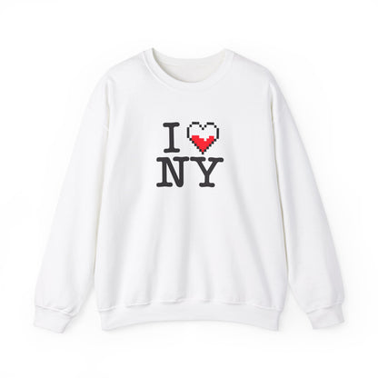 i love ny-half health- Unisex Heavy Blend™ Crewneck Sweatshirt