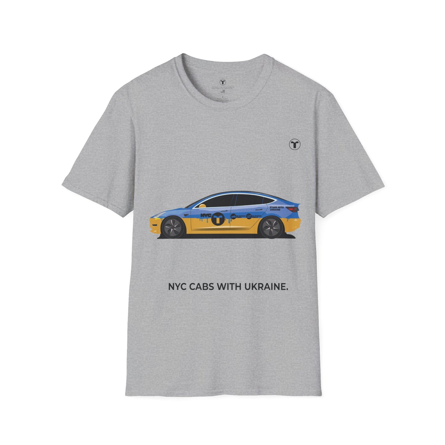 "NYC cabs for Ukraine"- Unisex T-Shirt