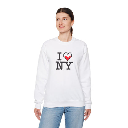 i love ny-half health- Unisex Heavy Blend™ Crewneck Sweatshirt