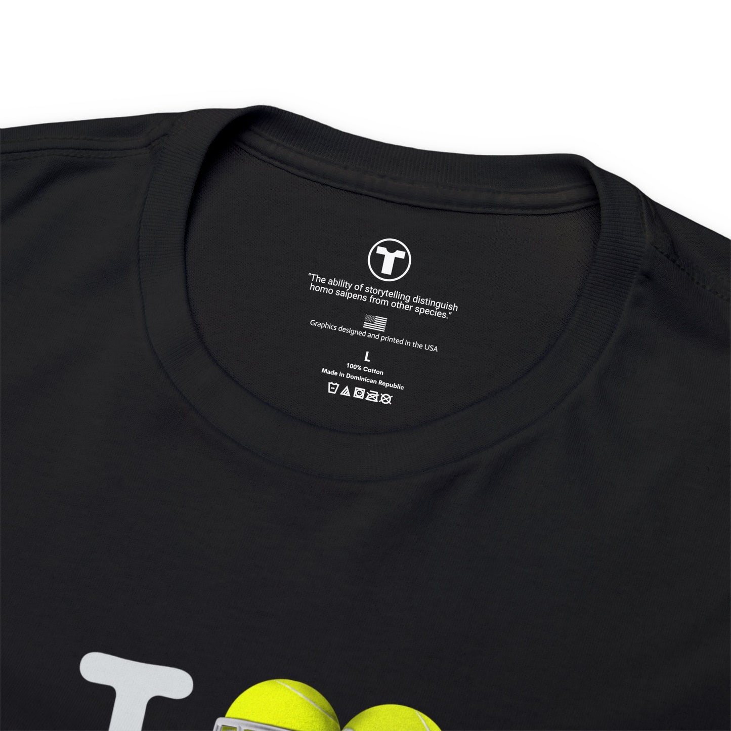 i love ny*tennis- Unisex Heavy Cotton Tee