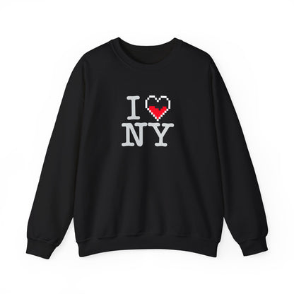 i love ny-half health- Unisex Heavy Blend™ Crewneck Sweatshirt