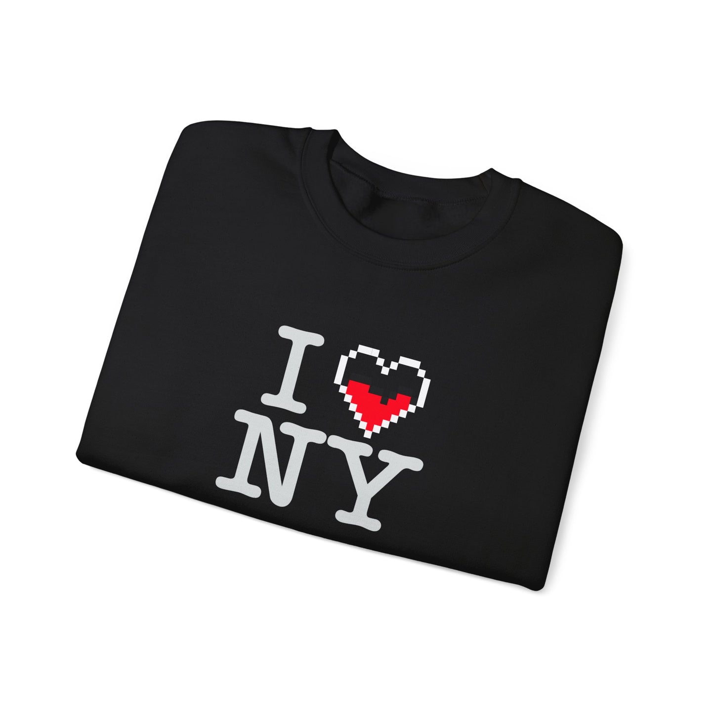 i love ny-half health- Unisex Heavy Blend™ Crewneck Sweatshirt