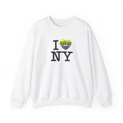 I love ny-tennis- Unisex Heavy Blend™ Crewneck Sweatshirt