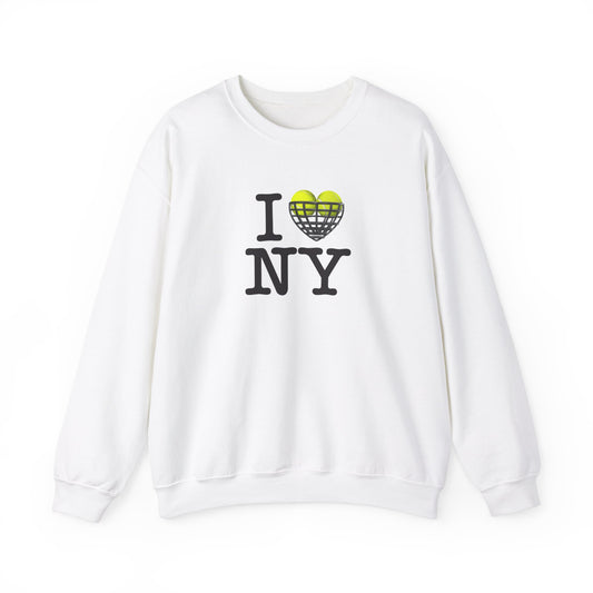 I love ny-tennis- Unisex Heavy Blend™ Crewneck Sweatshirt