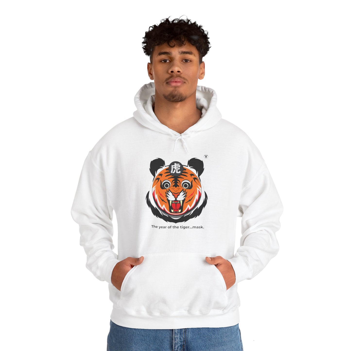 "The Year of The Tiger...Mask"- Unisex Hooded Sweatshirt