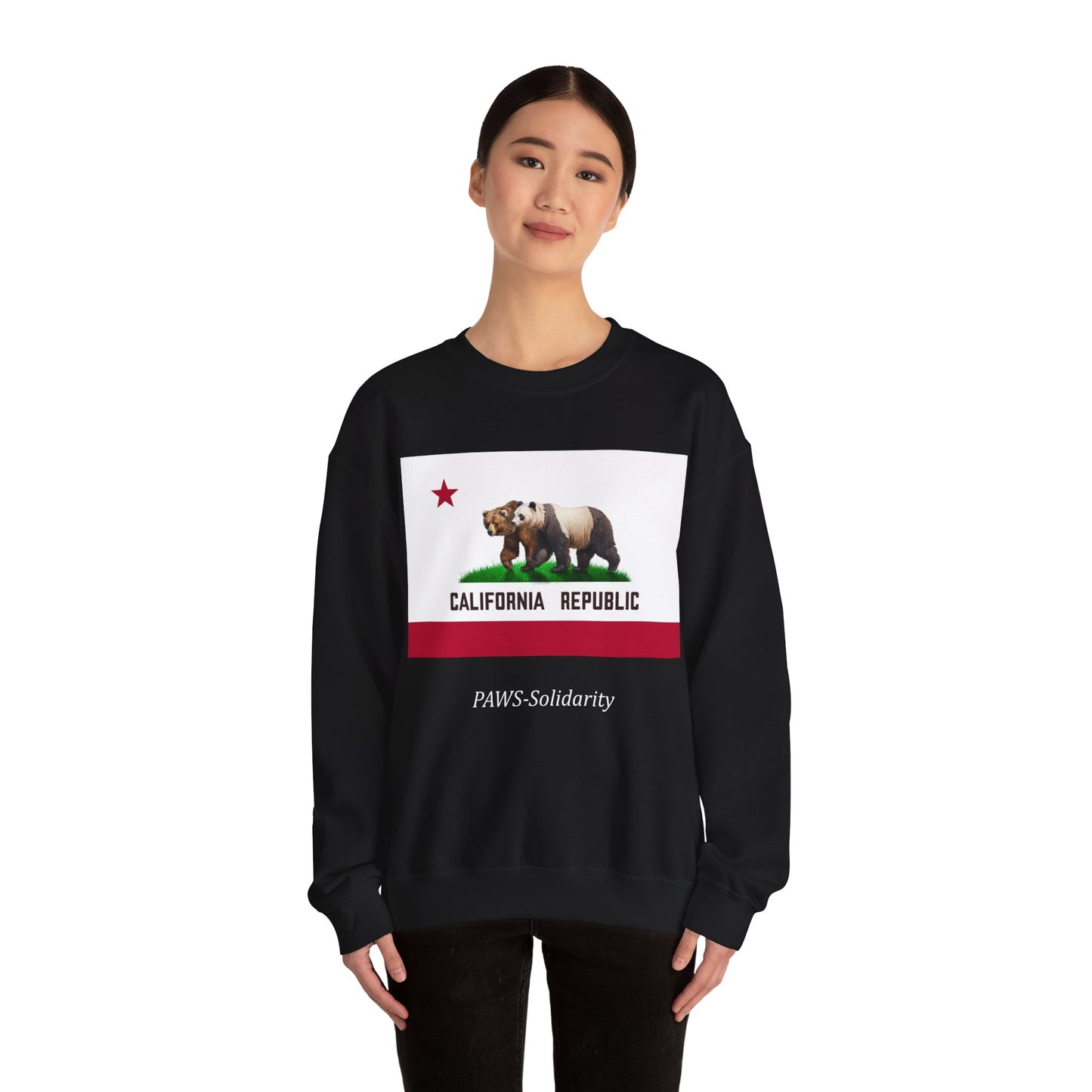 PAWS solidarity- Unisex Heavy Blend™ Crewneck Sweatshirt