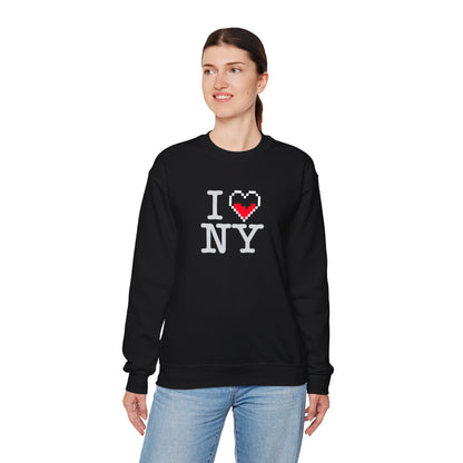 i love ny-half health- Unisex Heavy Blend™ Crewneck Sweatshirt