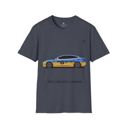 "NYC cabs for Ukraine"- Unisex T-Shirt