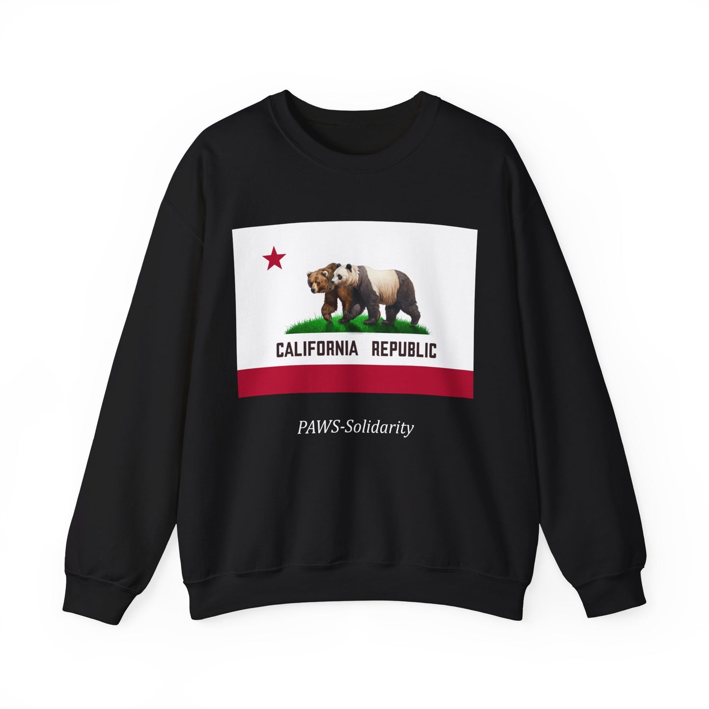 PAWS solidarity- Unisex Heavy Blend™ Crewneck Sweatshirt