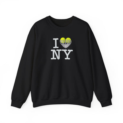 I love ny-tennis- Unisex Heavy Blend™ Crewneck Sweatshirt