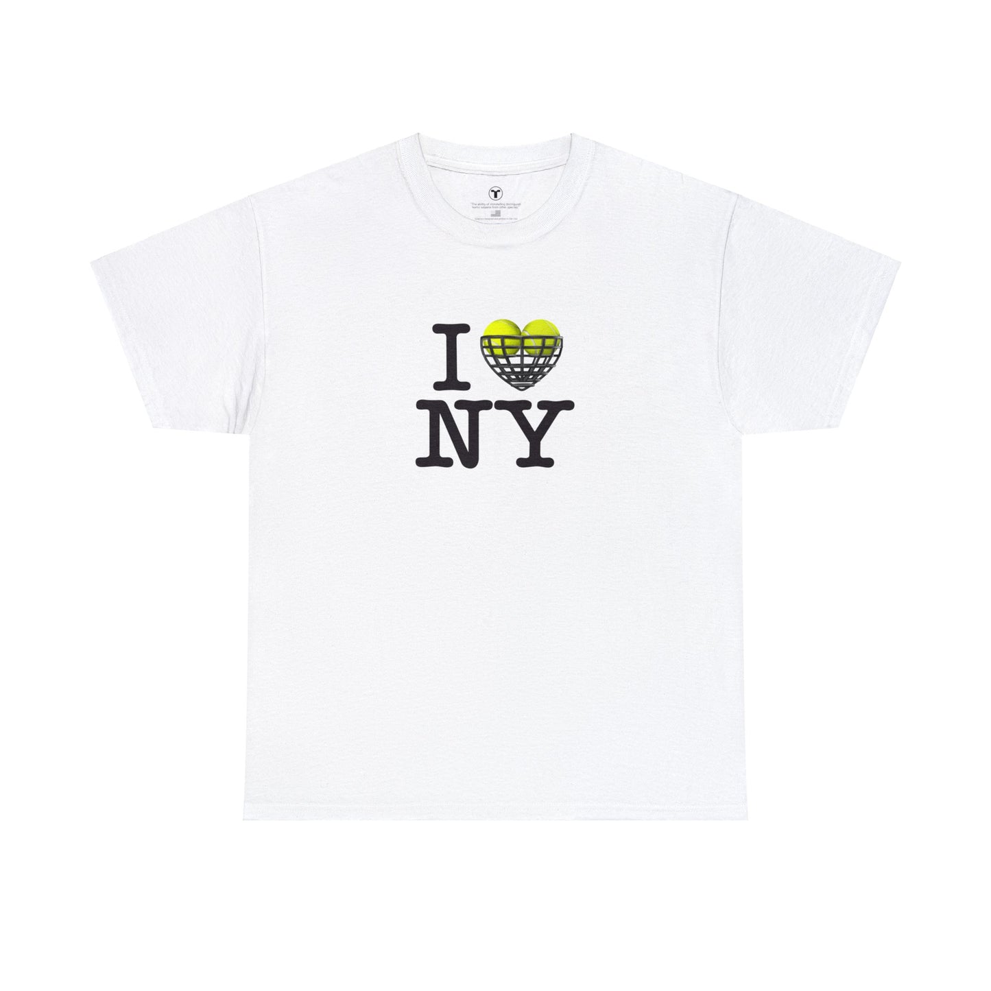 i love ny*tennis- Unisex Heavy Cotton Tee