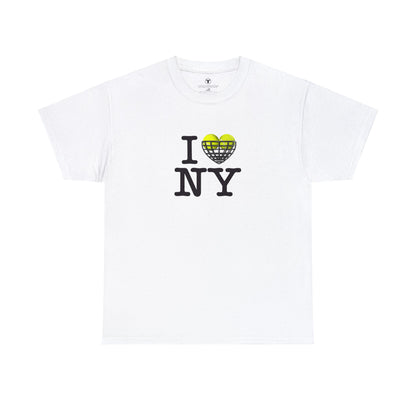 i love ny*tennis- Unisex Heavy Cotton Tee