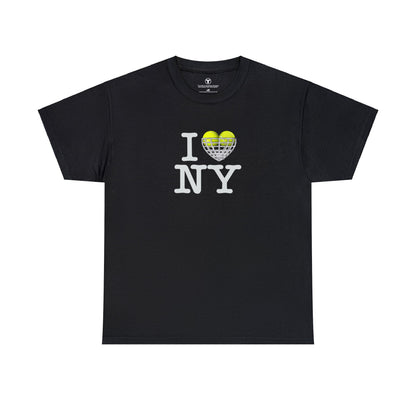 i love ny*tennis- Unisex Heavy Cotton Tee