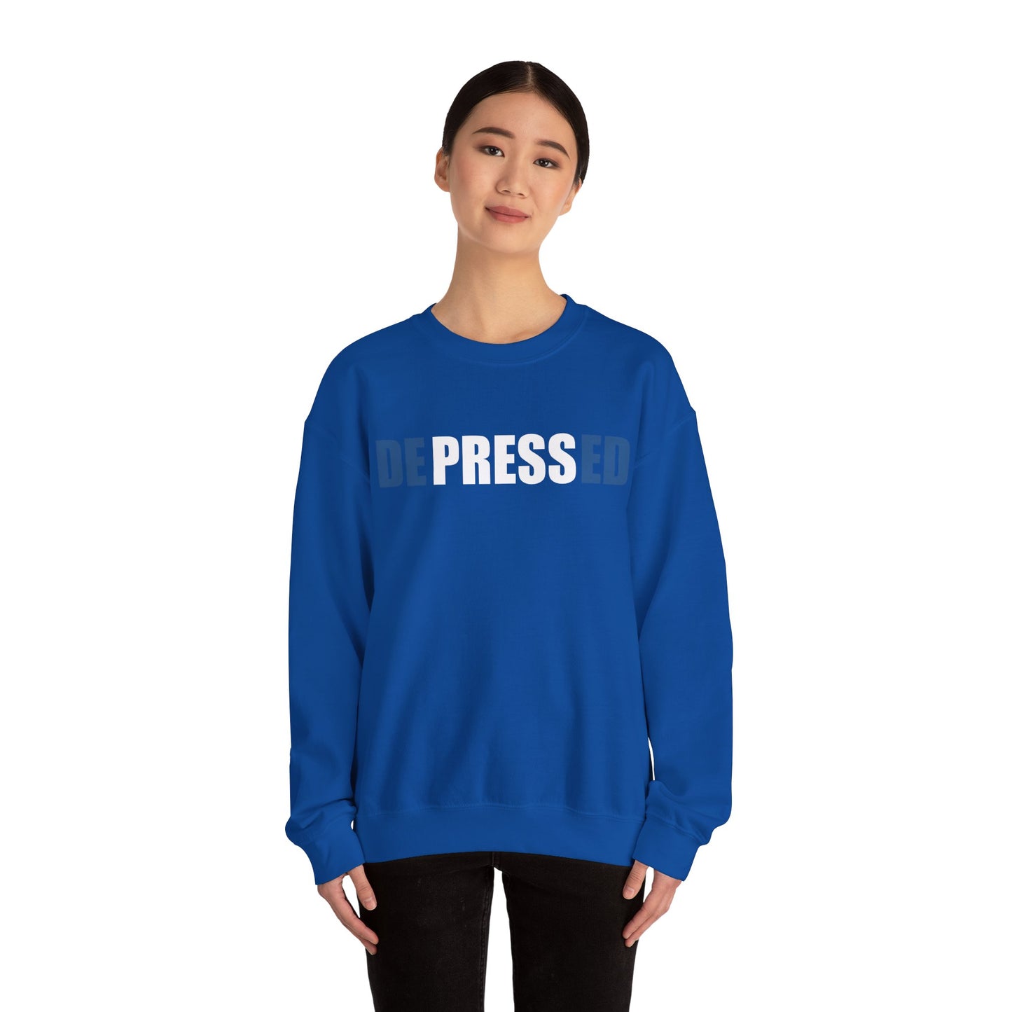 De-Press-ed- Unisex Heavy Blend™ Crewneck Sweatshirt