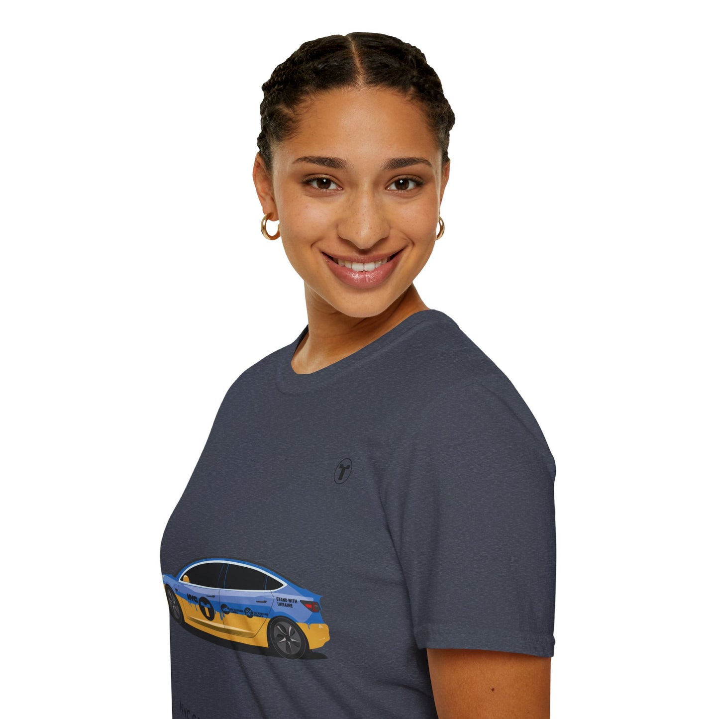 "NYC cabs for Ukraine"- Unisex T-Shirt